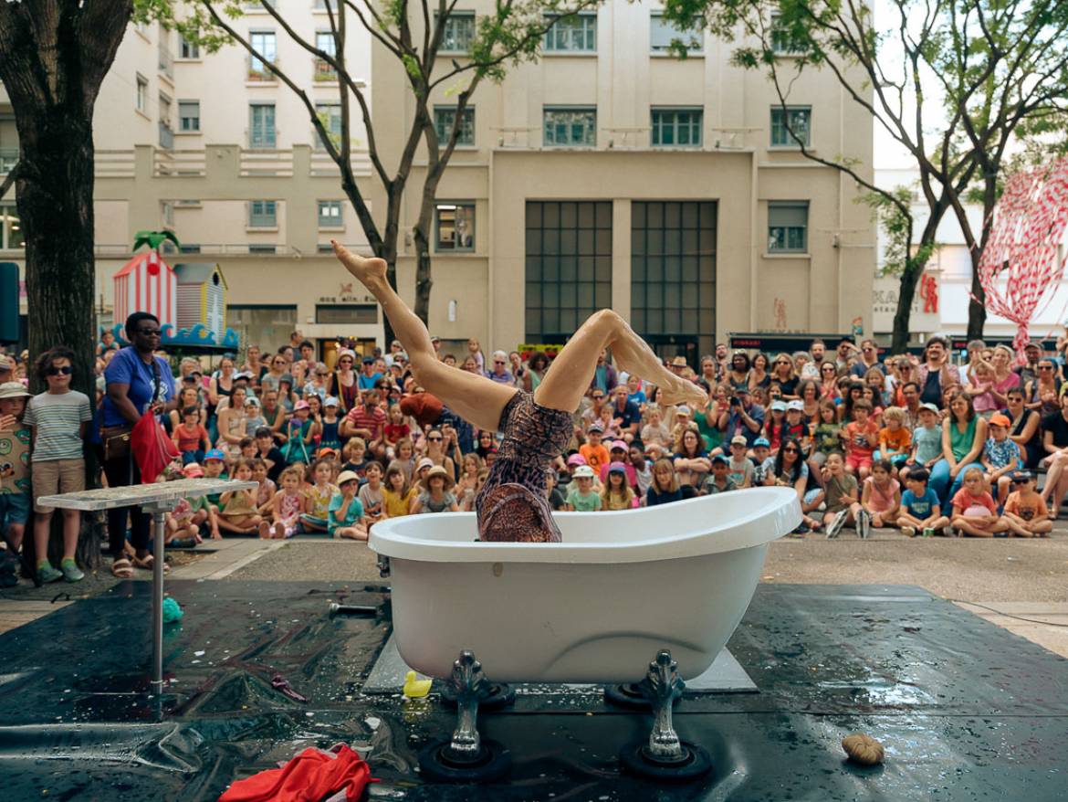 Barbara Probst et le collectif La même balle, mercredi 19 juin - (c) Lucas Frangella