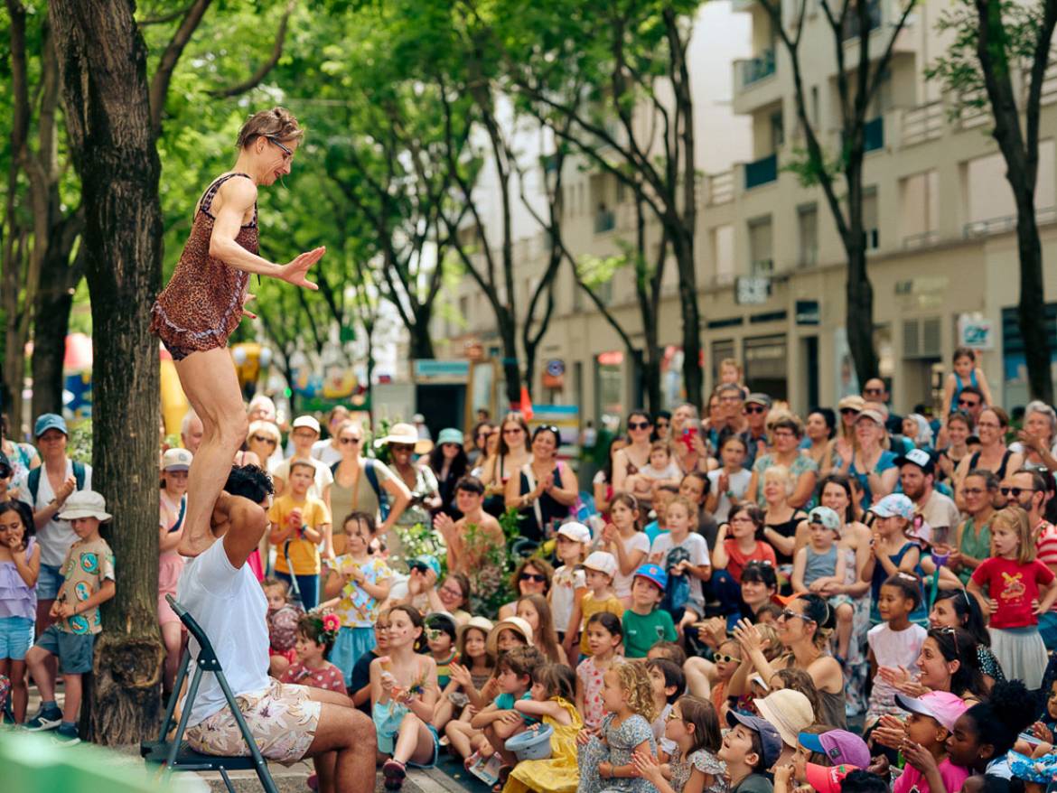 Barbara Probst et le collectif La même balle, mercredi 19 juin - (c) Lucas Frangella